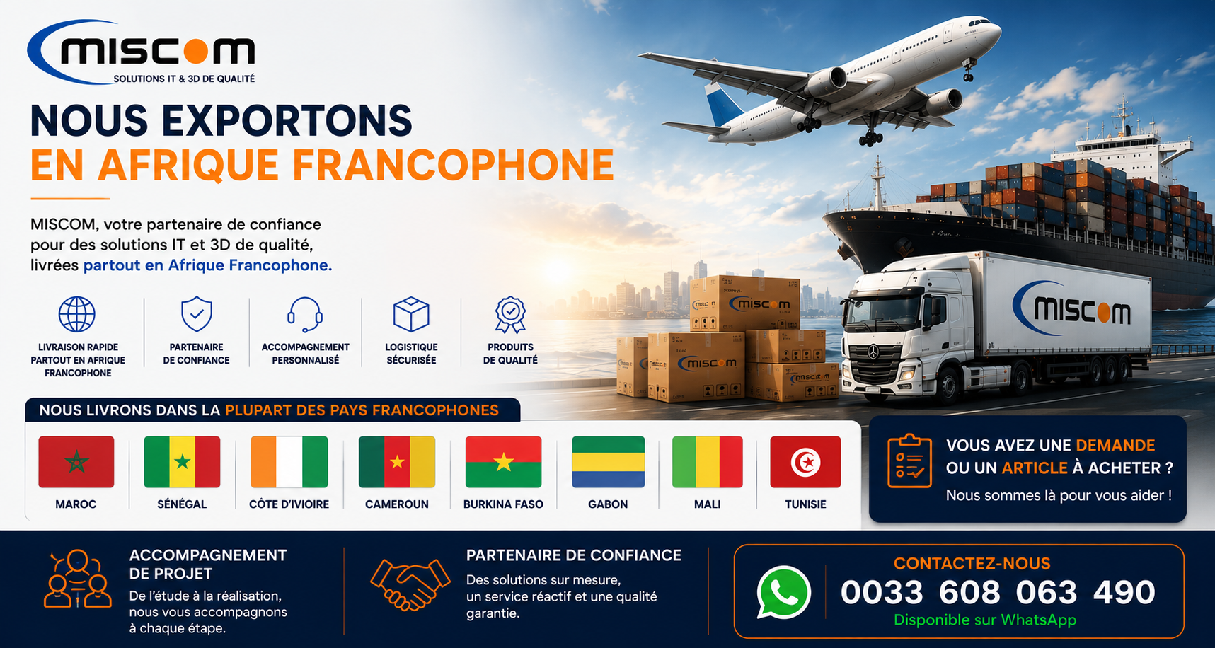 MISCOM — Export en Afrique Francophone